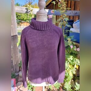 Eddie Bauer Women's Plum Cowl Neck Sweater
